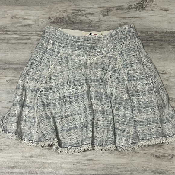 Rebecca Taylor Dresses & Skirts - Rebecca Taylor Small Tweed Skirt Blue Cream